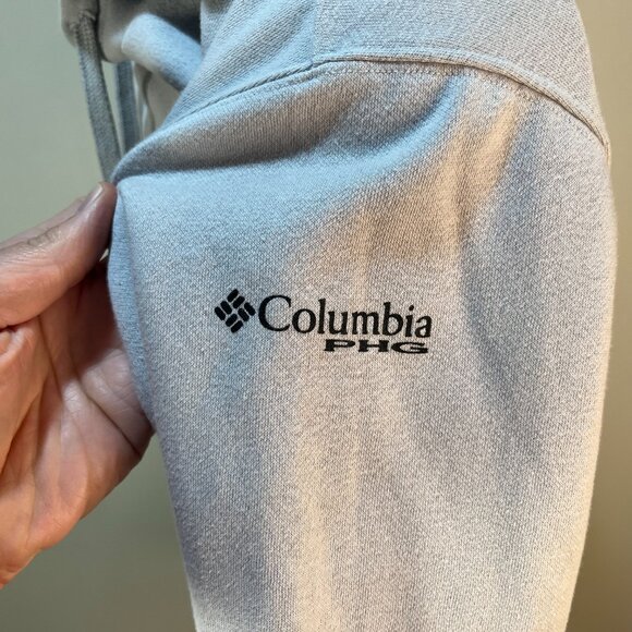 Columbia PHG Men's gray Professional Hunting Gear hooded sweatshirt Hoodie L - Picture 4 of 8